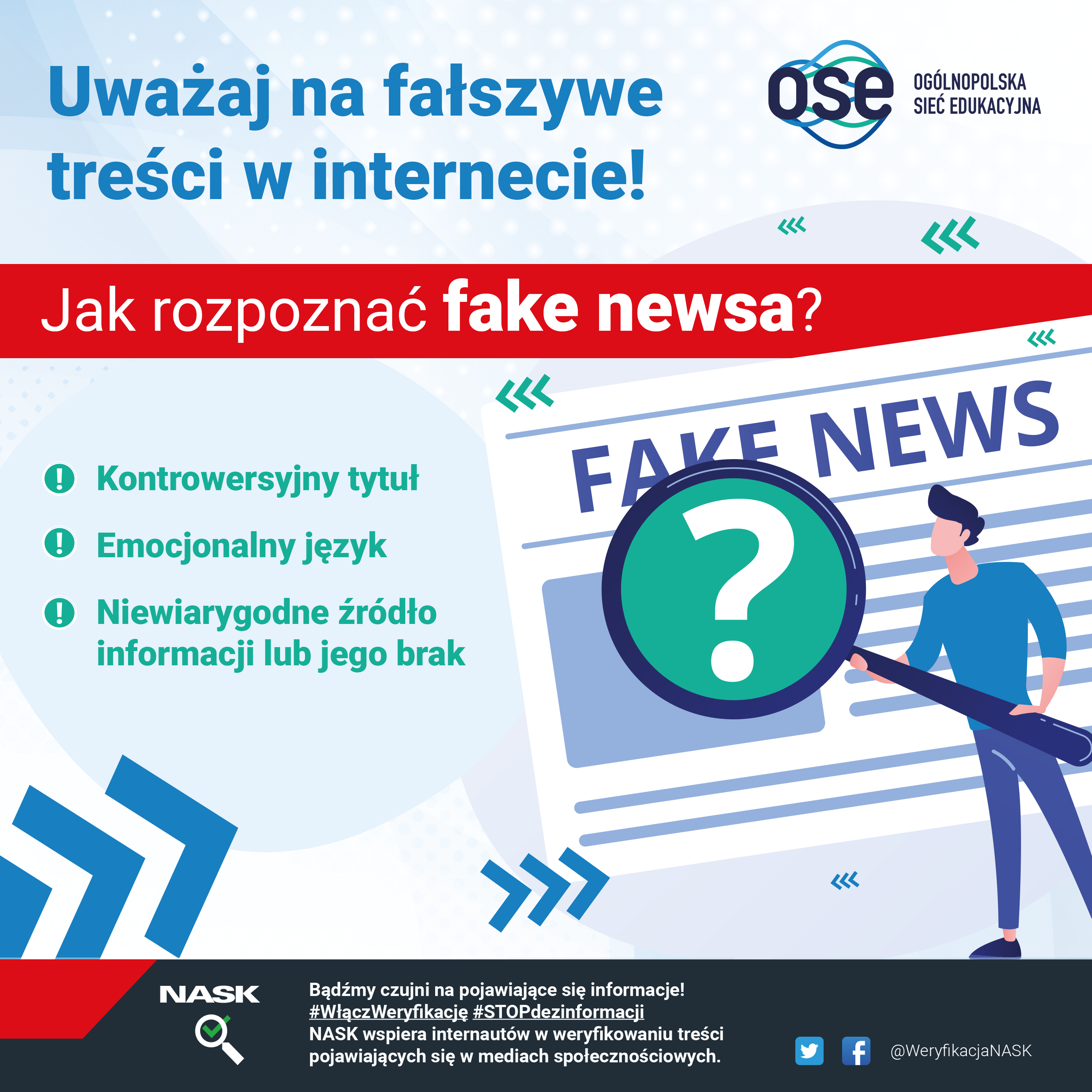 Fake_news-Uwaga, nie dajcie się nabrać na fałszywe treści w internecie!