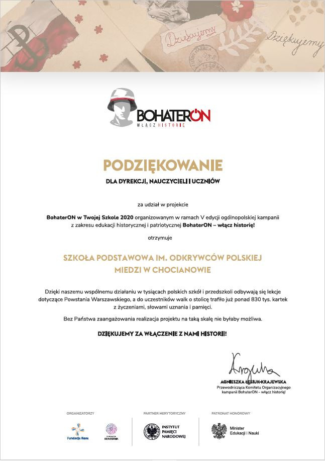 „Kartka dla Powstańca”